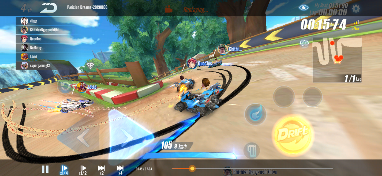 Betapa Seru nya Bermain Speed Drifters Bila Ditemani Vivo Z1 Pro
