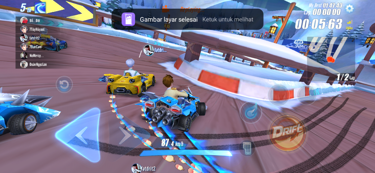 Betapa Seru nya Bermain Speed Drifters Bila Ditemani Vivo Z1 Pro