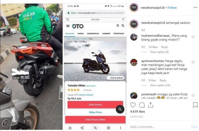 Gokil! Ojol Pakai Motor Harga Rp 59 Juta, Netizen Sindir Balik Bos Taksi Malaysia