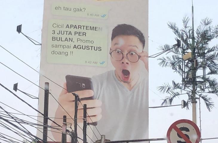 Duh! Foto &quot;KEANEHAN&quot; Pada Iklan Apartemen Ini Bikin Netizen Gagal Paham!