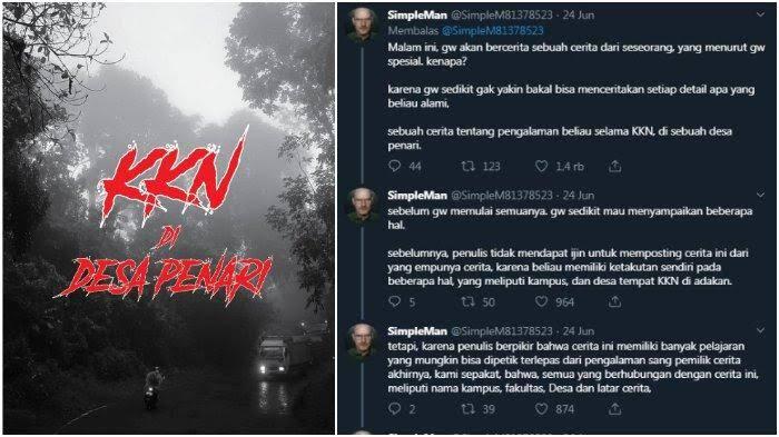 KKN Di Desa Penari Viral, Banyak Yang Sok Tau Padahal Belum Baca Ceritanya..