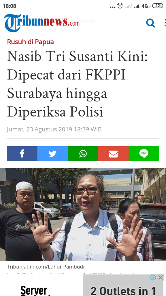 Benarkah Warga Surabaya Rasis? Atau Mahasiswa Papua Telah Terprovokasi OPM?