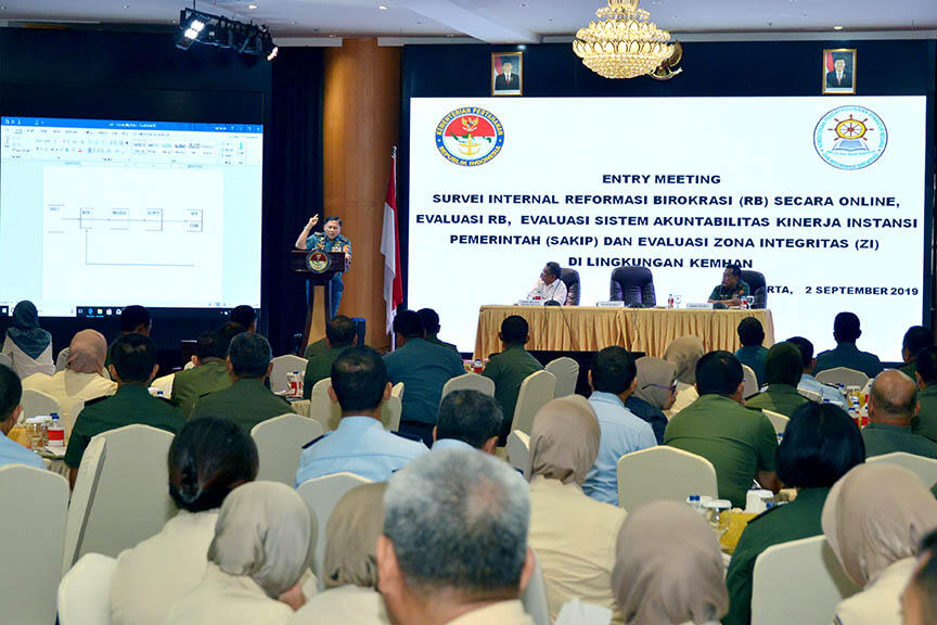 Mantap! Komitmen Kemhan Terus Wujudkan Good Governance