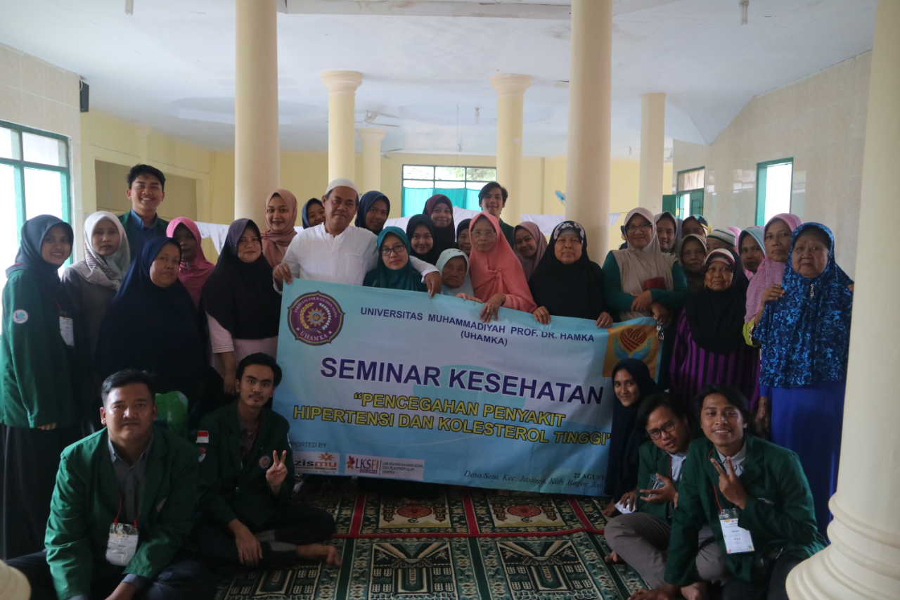 KERAJUS PKM 17 : LANSIA JUGA PERLU BANYAK TAHU TENTANG HIPERTENSI DAN KOLESTEROL