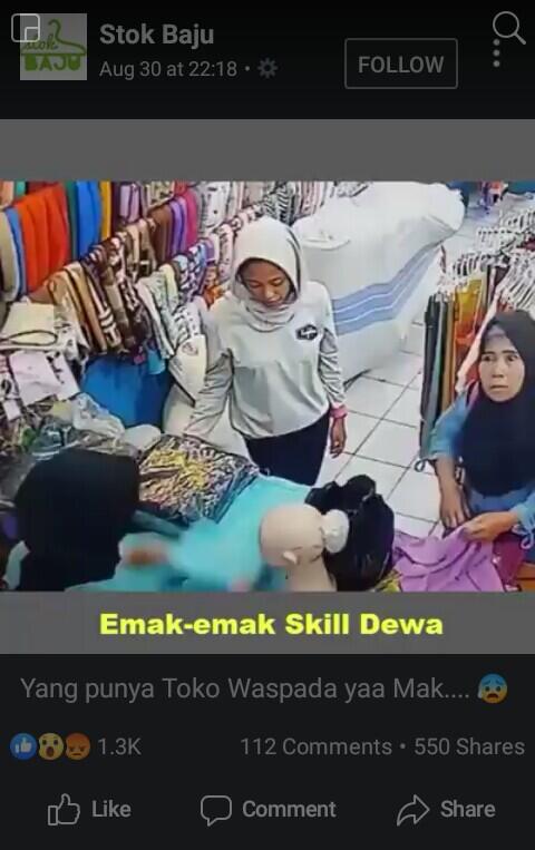 Ibu Ini Tertangkap Kamera CCTV Saat Nyolong HP di Toko Jilbab