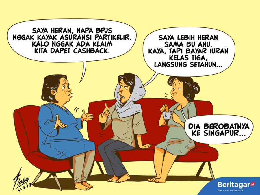 Kartun: Iuran BPJS kenapa memaksa rakyat