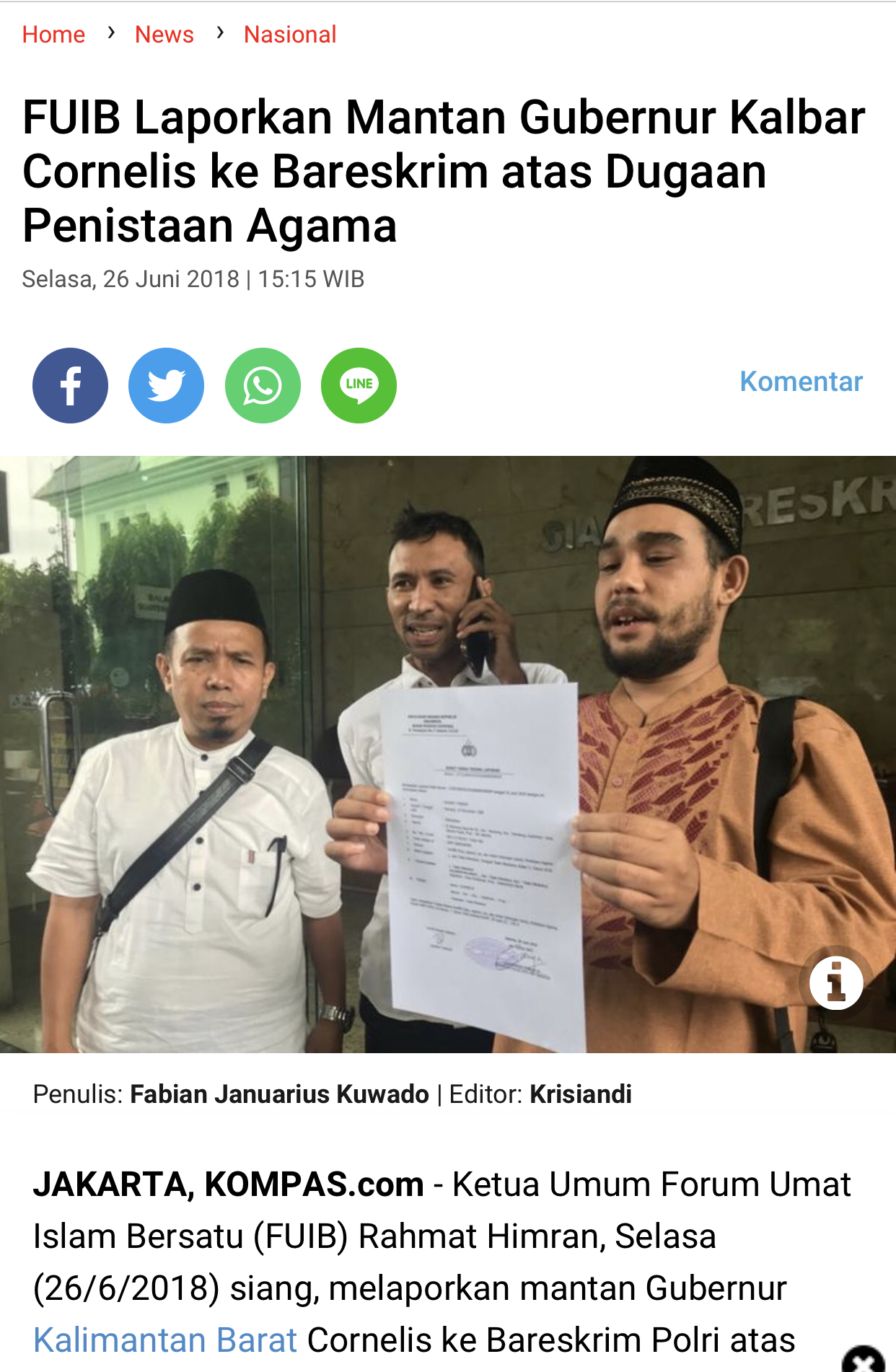 Tolak Papua Pisah dari NKRI, FUIB Sulsel Kutuk Provokasi Isu Rasis