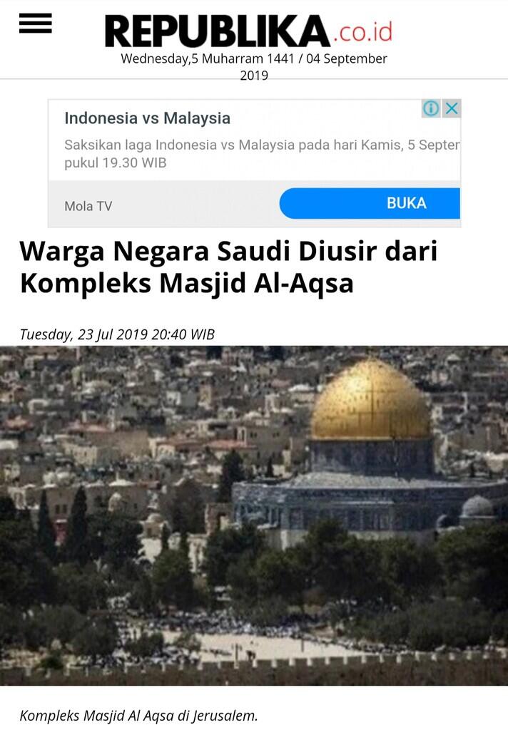 Arab Saudi tangkapi warga Palestina karena dukung Hamas