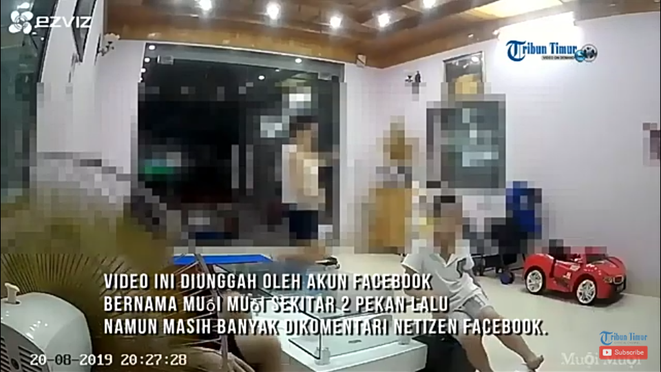 Video Viral Suami Pukul dan Tendang Istri Bertubi-tubi Depan Anaknya, Sangat Kejam!