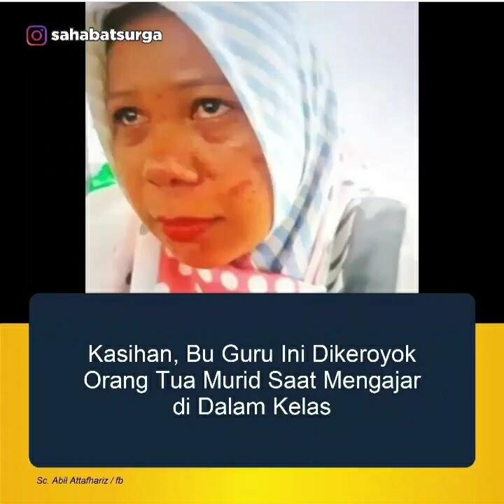 Lagi, Seorang Guru Dikeroyok Dua Orangtua Siswa. Alasannya Tidak Masuk Akal