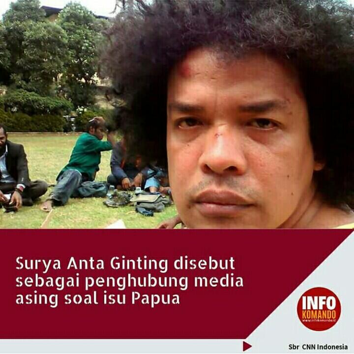 Aktivis Papua Surya Anta Disebut Ditahan di Ruang Isolasi