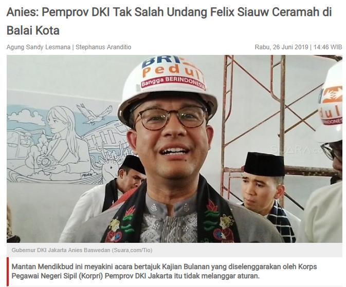 Felix Siauw Diundang IIBF, Goenawan Mohamad Tolak Jadi Pembicara