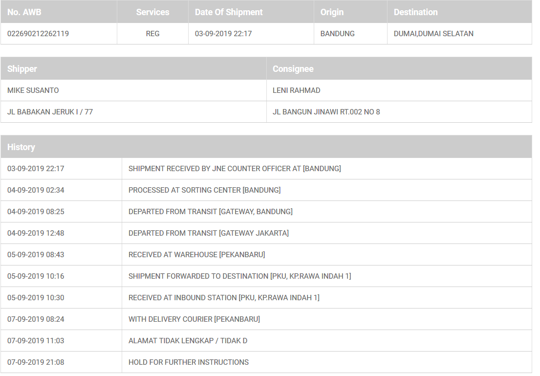 banyak maling yang bekerja di JNE, kiriman tokopedia berasuransi hilang!!!