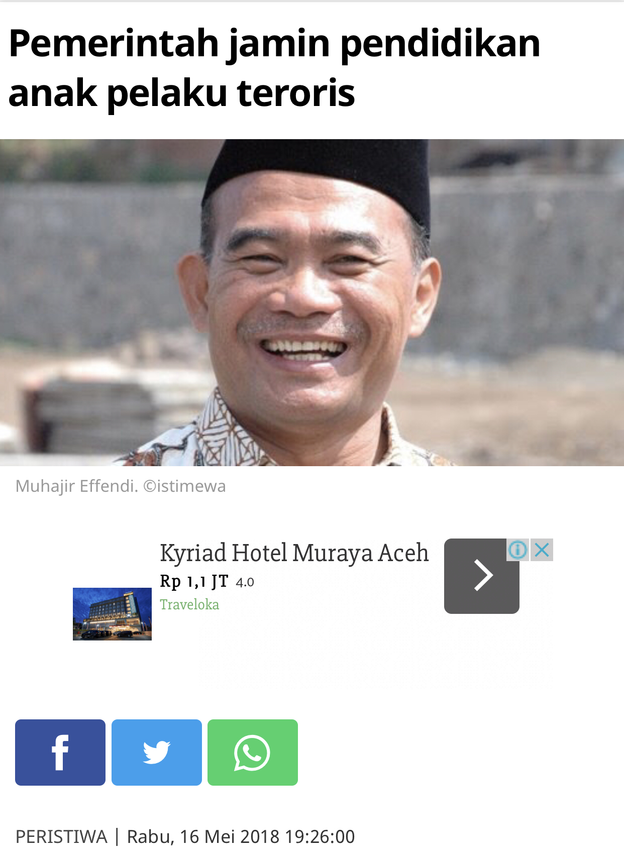 16 Mantan Narapidana Teroris di Aceh Dapat Bantuan Usaha