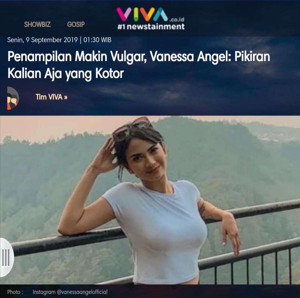 Penampilan Makin Vulgar, Vanessa Angel: Pikiran Kalian Aja yang Kotor