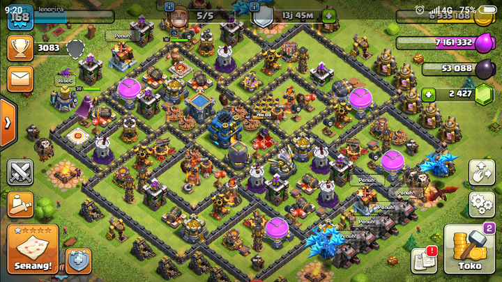 Mainkan Clash of Clans Dengan Vivo Z1 Pro