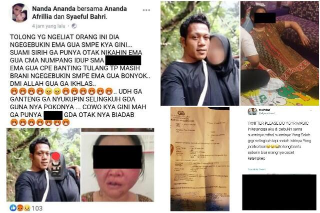 Ibunya Babak Belur Dianiaya Suami Siri, Cewek Ini Curhat Minta Bantuan Netizen