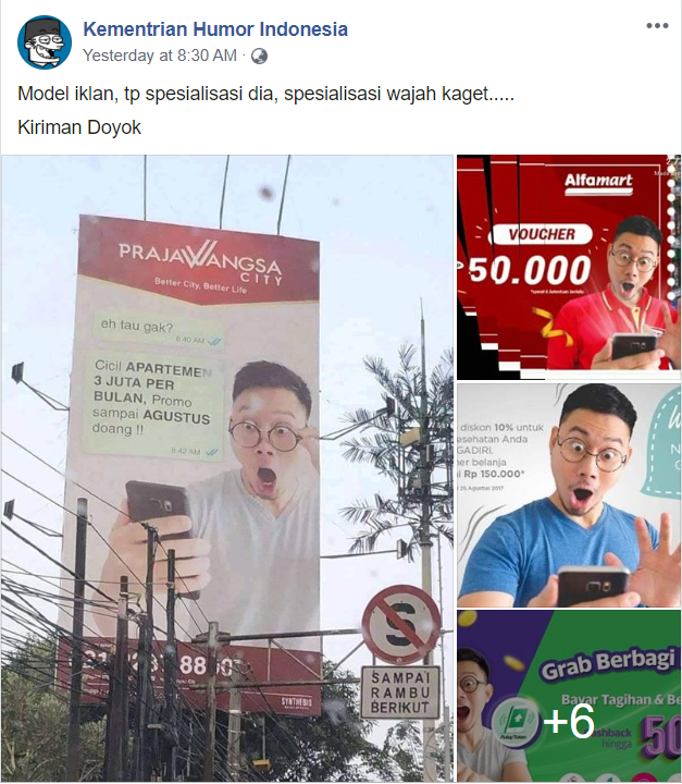 Terkenal Karena Ekspresi Kagetnya, Pria Ini Berterima Kasih ke Netizen Indonesia