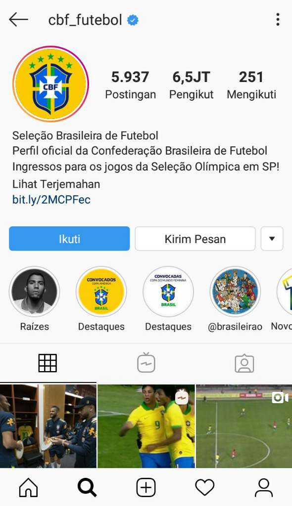 Trit Bebas Eps#1 Timnas Dengan Pengikut Instagram Terbanyak 
