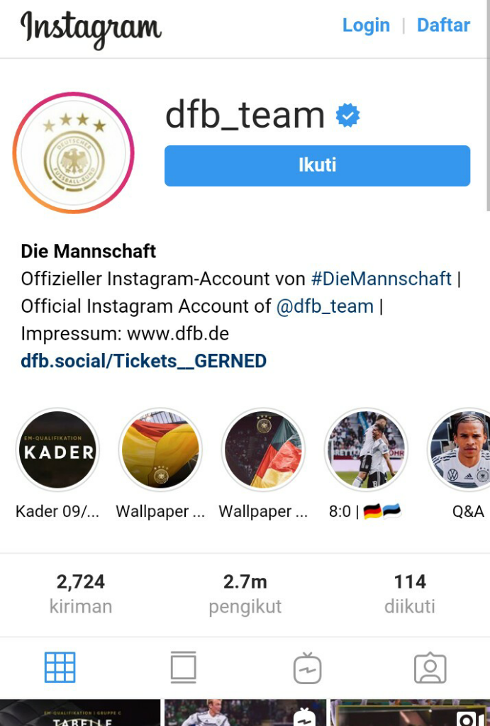 Trit Bebas Eps#1 Timnas Dengan Pengikut Instagram Terbanyak 