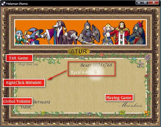 &#91;Special&#93; &quot;Atur Game&quot; (MORPG-2/3D) Game Strategy Platform (OFFLINE)