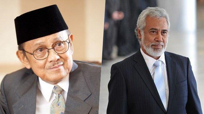 Momen Haru, Xanana Gusmao Peluk Erat Habibie Sebelum Wafat