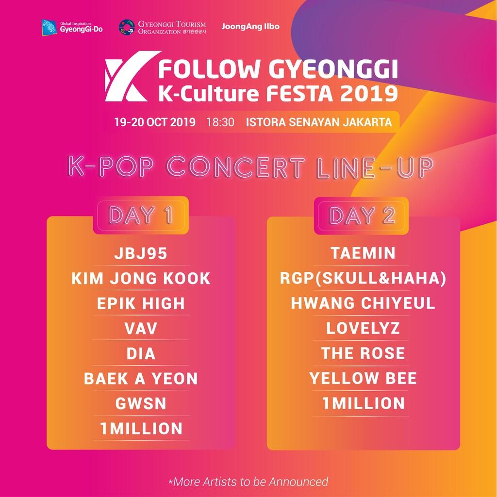 Gyeonggi K-Culture FESTA 2019 Boyong Belasan Bintang KPop ke Jakarta!