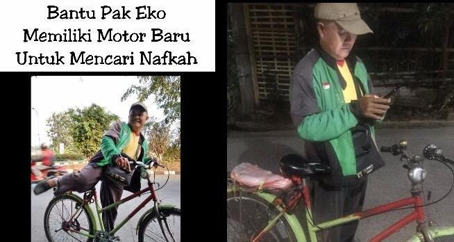  Pak Eko Si Driver Ojol Menggunakan Pakai Sepeda? Pengorbanannya Kini Berbuah Manis