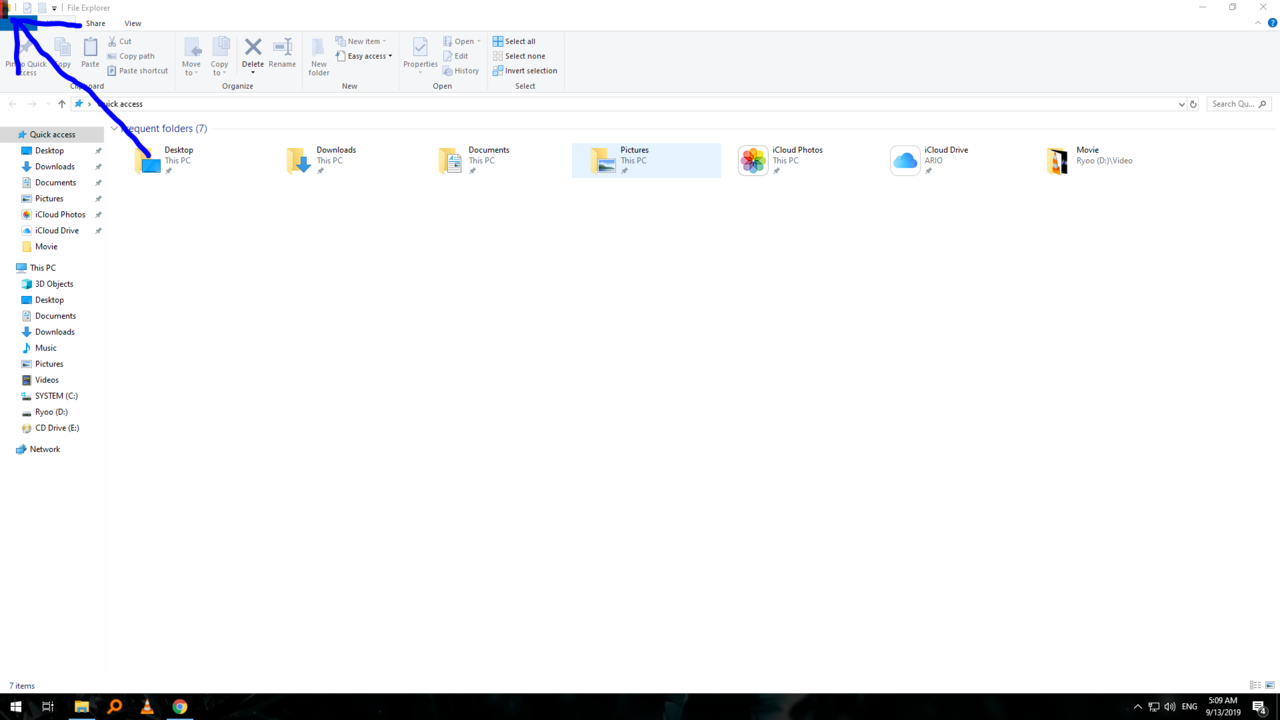 icon yang menggangu di dekstop