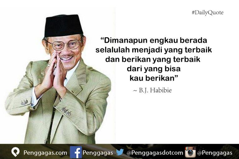Untukmu dan untuk kami Eyang Habibie