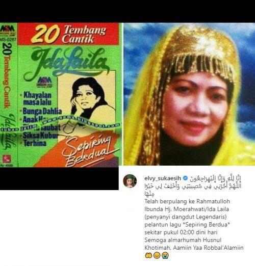 Pedangdut Legendaris Ida Laila Tutup Usia