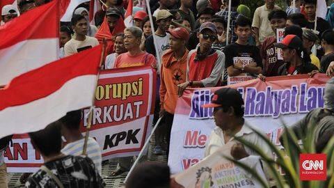 Viral Massa Aksi di KPK Sebut Dibayar dan Tidak Paham Masalah