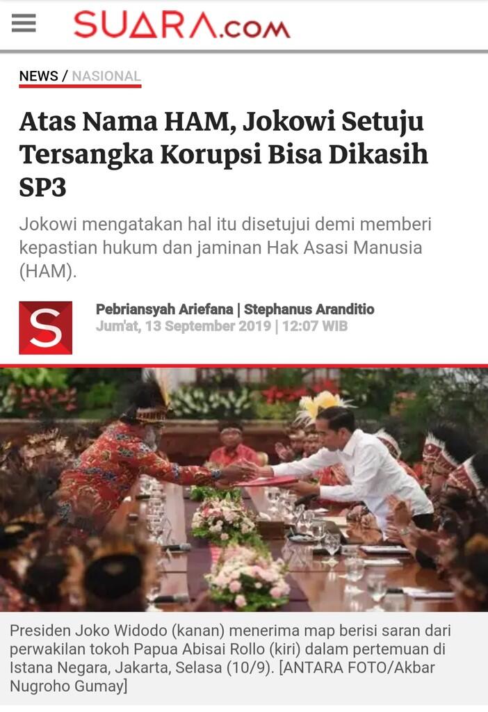 Dukung Jokowi Revisi UU KPK, Demonstran : Dapat 50 ribu dan Aqua gelas