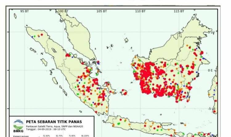 Waspada Kabut Asap Sumatra & Kalimantan