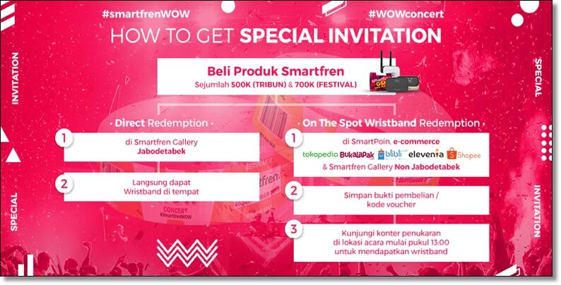 Smartfren #WowConcert, Konser yang Wow Buat Semua Teman Pintar