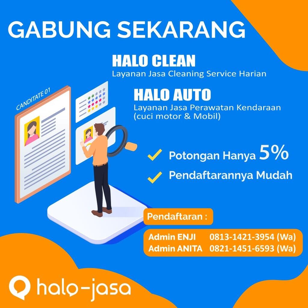 &#91;Jakarta Only&#93; DIBUTUHKAN BANYAK Washer dan Cleaner untuk Halo Jasa