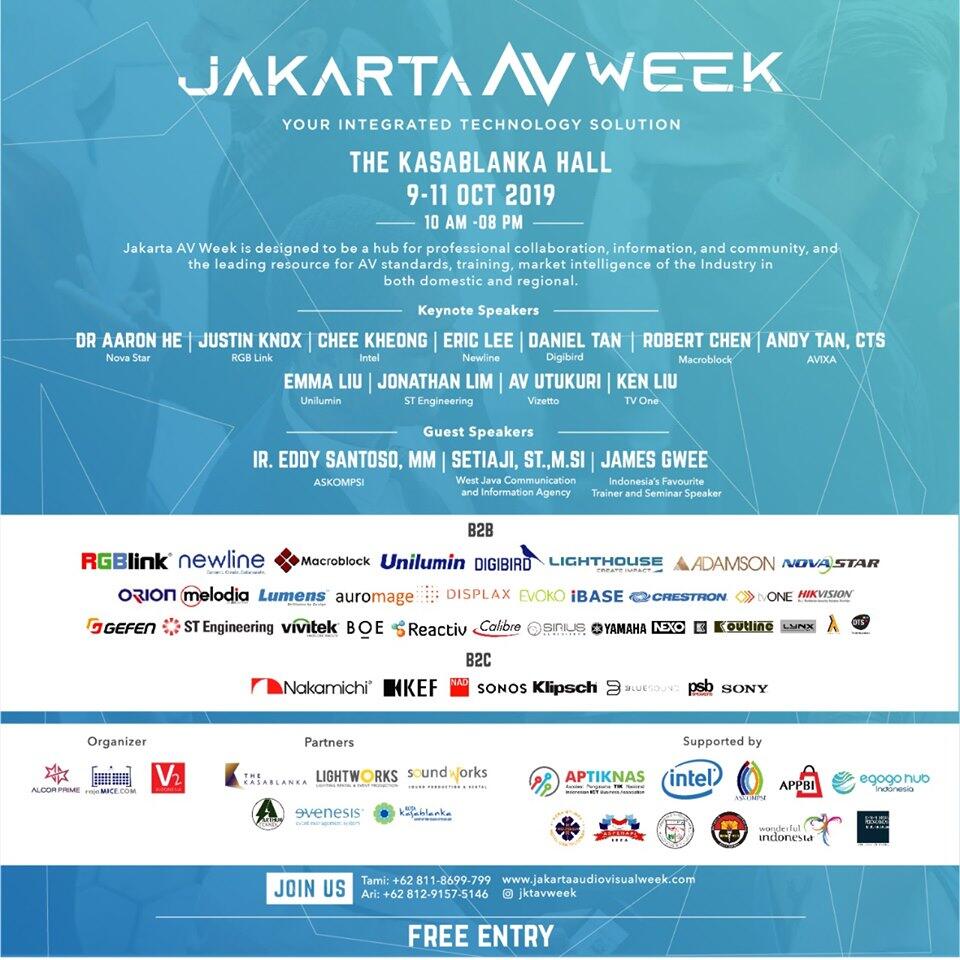 &#91;INVITATION&#93; Jakarta Audio Visual Week