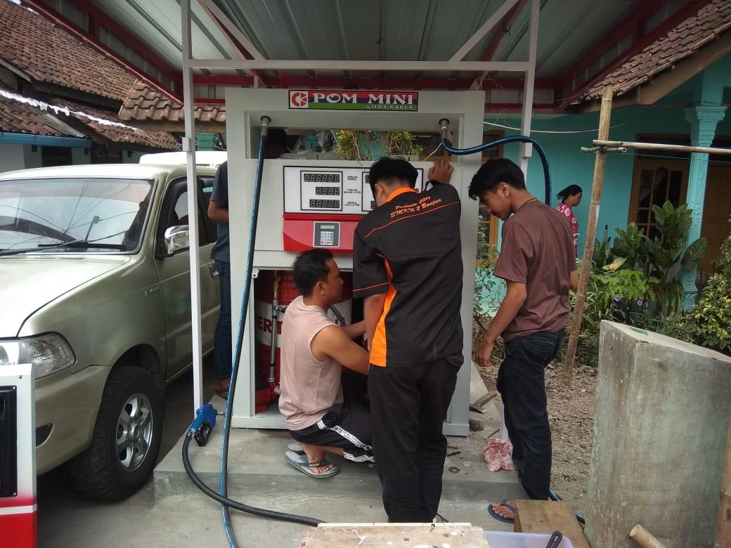 Model Rangkaian Mesin Pom Mini Digital