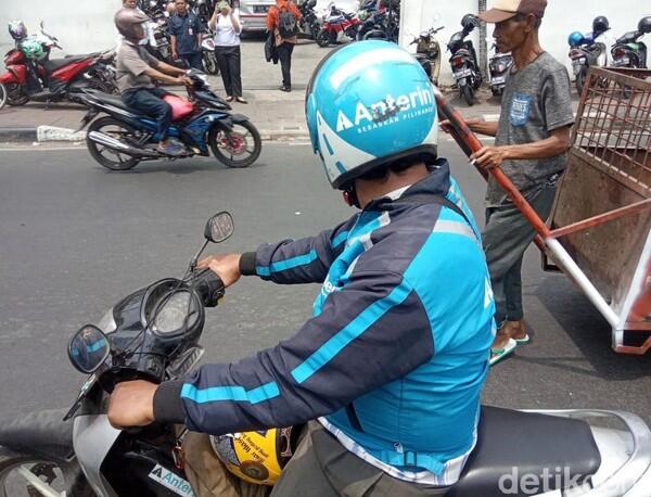 Penampakan Anterin.id, Ojol Saingan Gojek-Grab