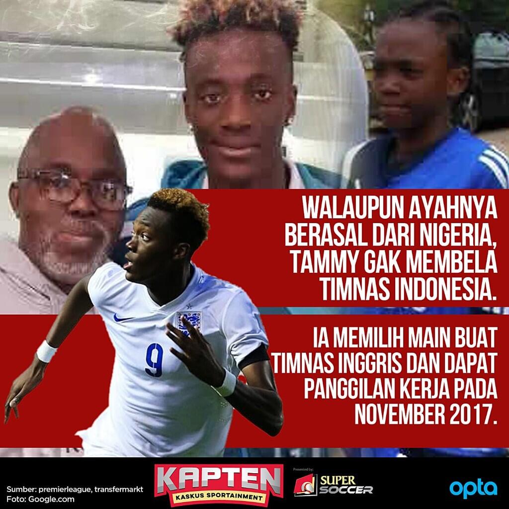 Mengenal Lebih Dekat Anak Baru yang Trending Topic, Tammy Abraham