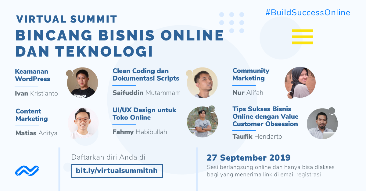 Virtual Summit Bincang Bisnis Online dan Teknologi