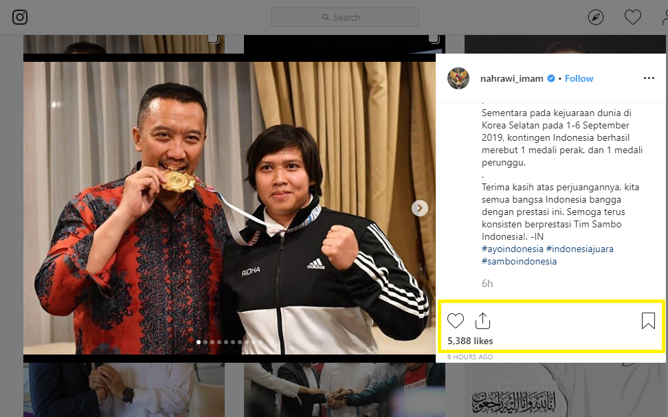 Jadi Tersangka, Imam Nahrawi Matikan Komen IG dan Kunci Twitter