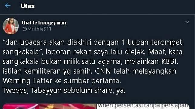 Jurnalis CNN Buka Suara Mengenai Sangkakala Pemakaman BJ Habibie