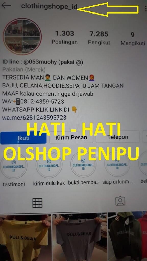 HATI - HATI !!! PENJUAL OLSHOP PENIPU