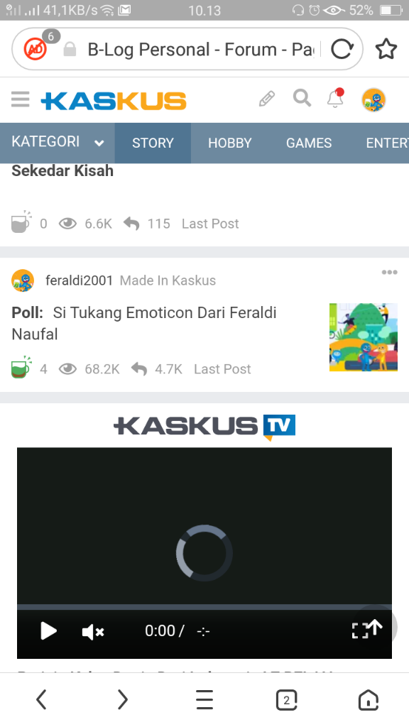 Kenapa Kaskus Tv-nya Pindah Keatas? Nanti Bisa Boros Kuotanya