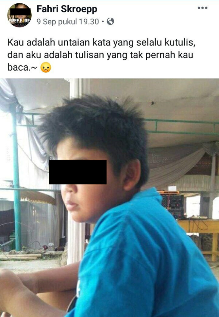 Viral Status Fb Fahri Scroeep Bocah yang Bikin Baper Muter-muter, Titisan Dilan Gan!