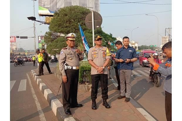 Polisi Akan Tilang Motor Masuk Jalur Cepat di Jalan Margonda