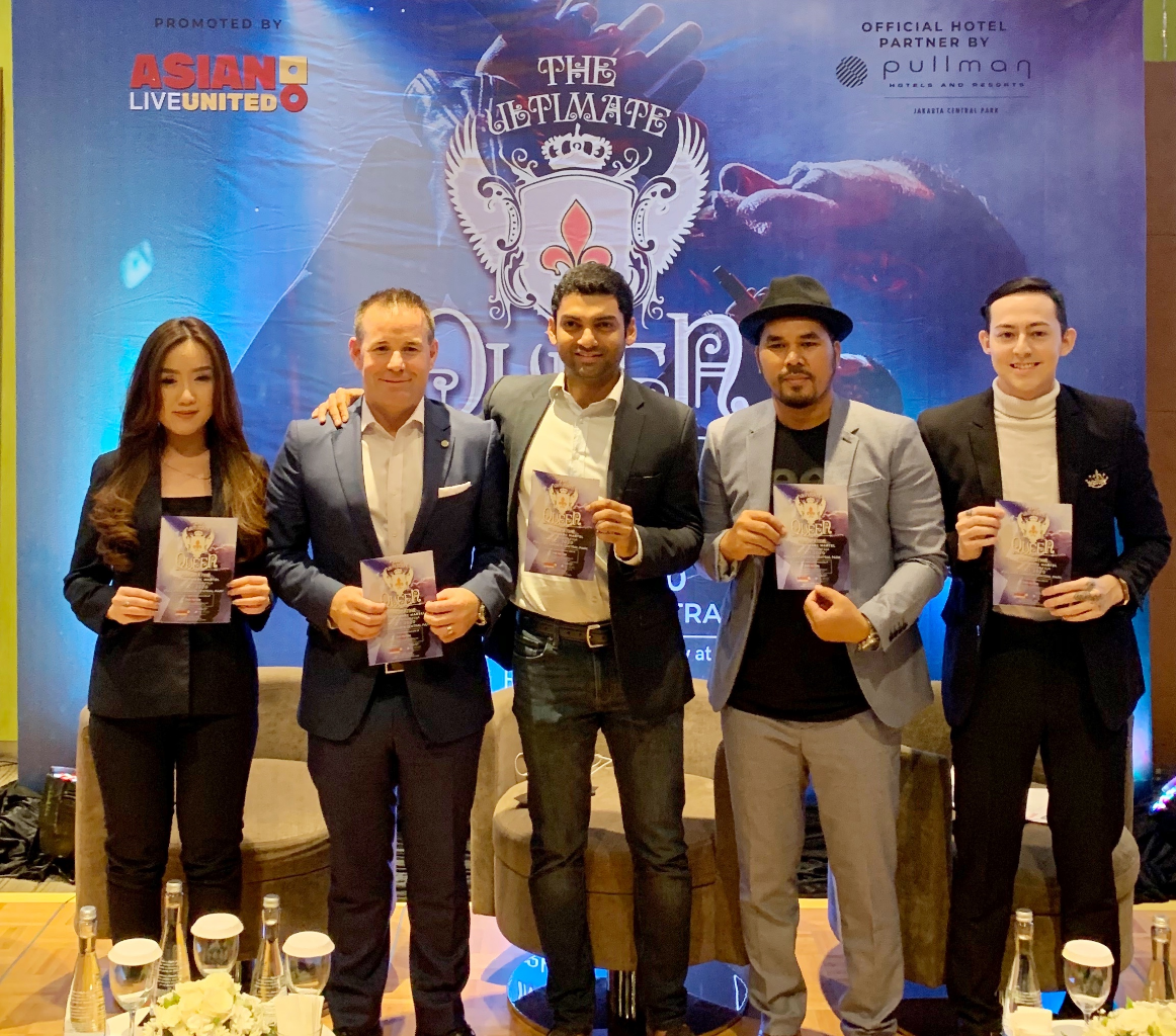 Marc Martel vokalis jelmaan Freddie Mercury Manggung Di Pulman Central Park Awal 2020