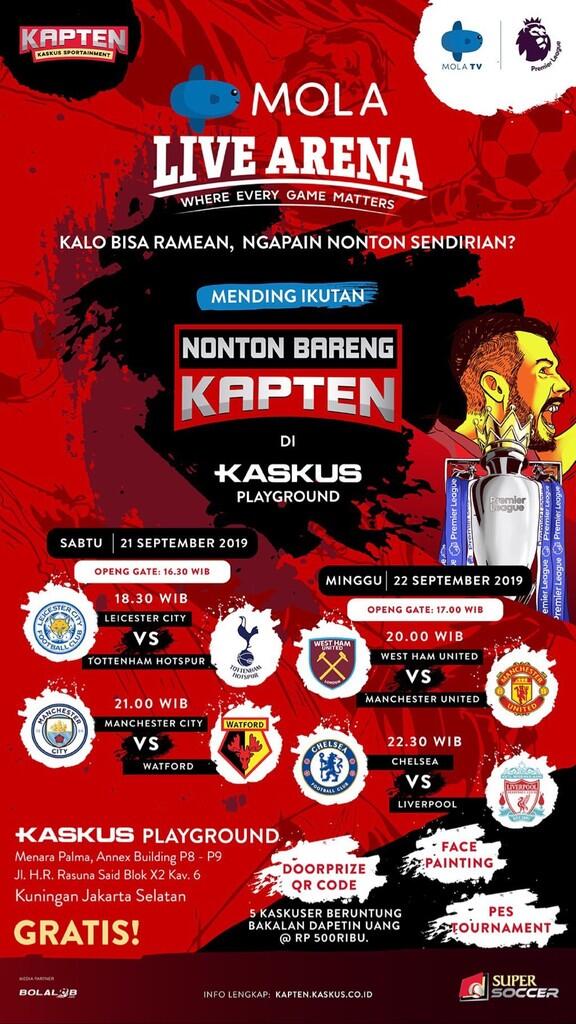 Ga Seru Nonton Bola Sendirian! Mending Bareng KAPTEN KASKUS Aja Gan!