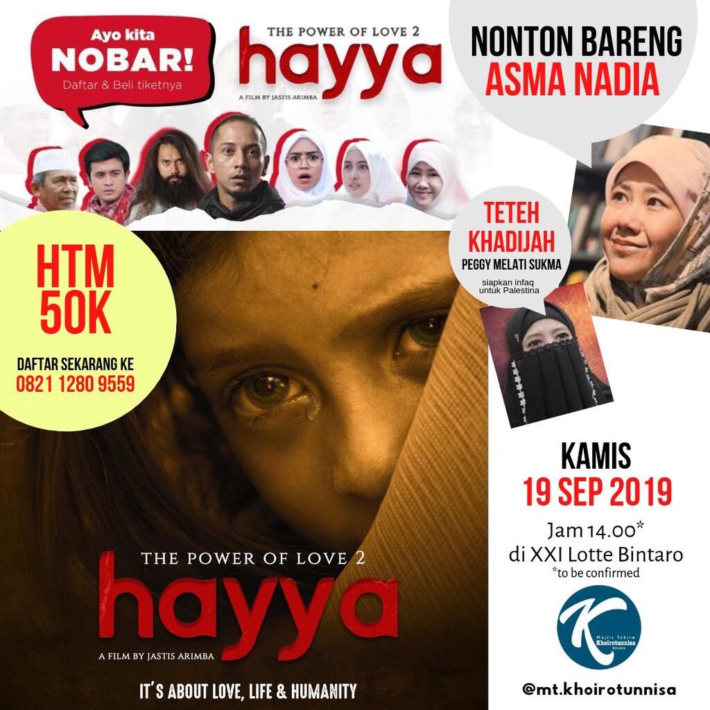 Tayang Perdana di Tanggal Cantik, Film Hayya Menggeser Gundala